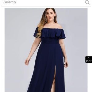 Size 18 formal dress/ bridesmaid dress navy